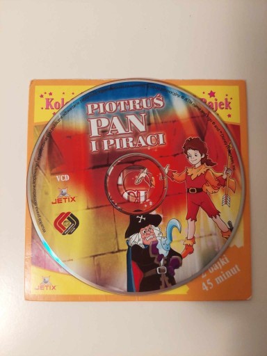 Zdjęcie oferty: Bajka Piotruś Pan i Piraci vcd dvd cd dla dziecka 