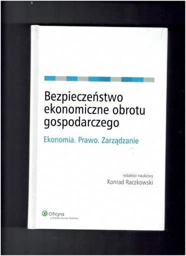 Zdjęcie oferty: Bezpieczeństwo ekonomicznego obrotu gospodarczego