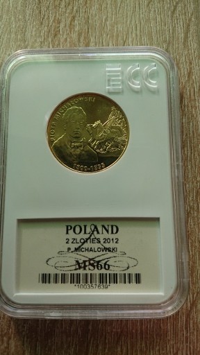 Zdjęcie oferty: 2zł.2012r.Michałowski.Grading MS66