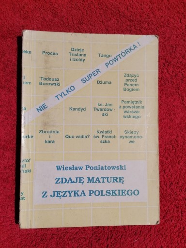 Zdjęcie oferty: Zdaj maturę z języka polskiego