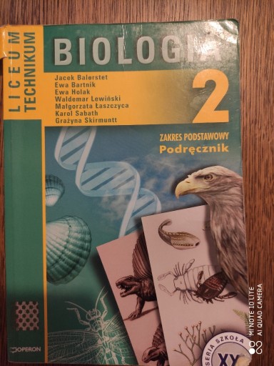 Zdjęcie oferty: Podręcznik BIOLOGIA 2 - wyd. OPERON