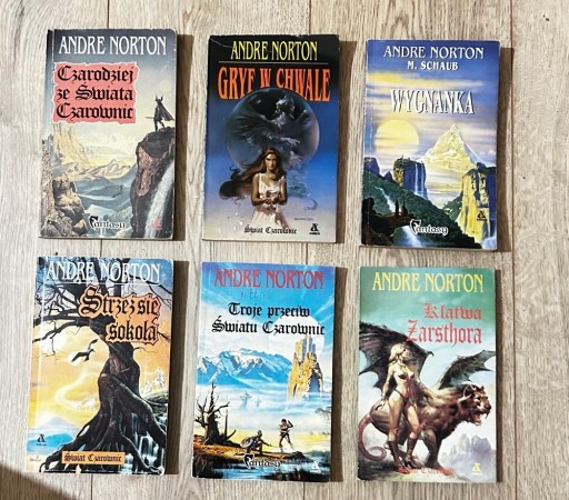 Zdjęcie oferty: 6 książek Andre Nortona (fantastyka)