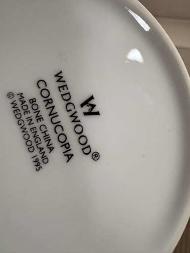 Zdjęcie oferty: Wedgwood Cornucopia spodek+filiżanka 250 ml