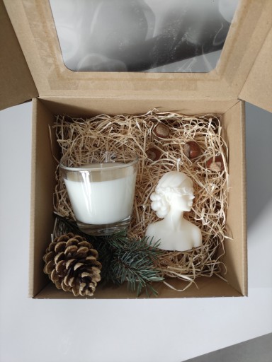 Zdjęcie oferty: BOX prezentowy świeca sojowa zestaw prezentowy