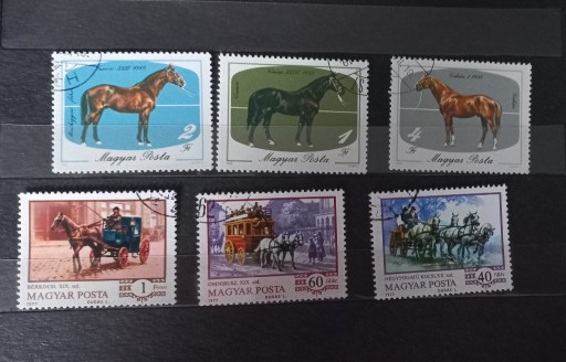Zdjęcie oferty: Zestaw znaczków pocztowych - konie 
