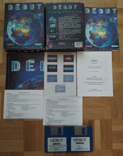 Zdjęcie oferty: Gra DEBUT amiga commodore 100% ok kolekcja retro