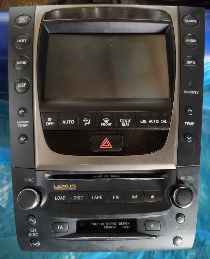 Zdjęcie oferty: Radionawigacja Lexus GS 3 