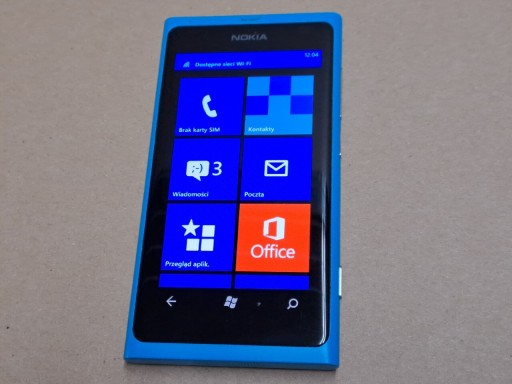 Zdjęcie oferty: Nokia Lumia 800 RM-801 16GB Niebieski