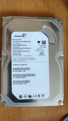 Zdjęcie oferty: Dysk HDD Seagate Barracuda ES 160 GB