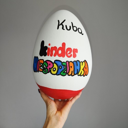 Zdjęcie oferty: Jajko niespodzianka XXL 30 cm Wielkanocne jajko