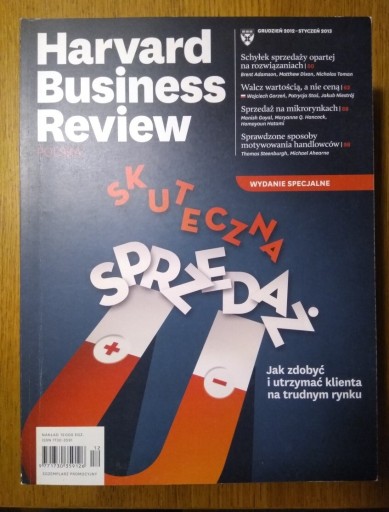 Zdjęcie oferty: Harvard Business Review Polska 12 2012 01 2013