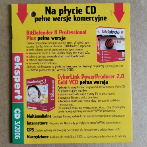 Zdjęcie oferty: Komputer Świat Ekspert 2006 3 CD