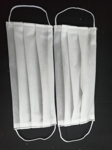 Zdjęcie oferty: Maseczki wielorazowe flizelina 40g/m2 - 2 warstwy 