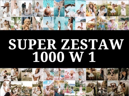 Zdjęcie oferty: Presety Adobe lightroom Super Zestaw 1000+ 