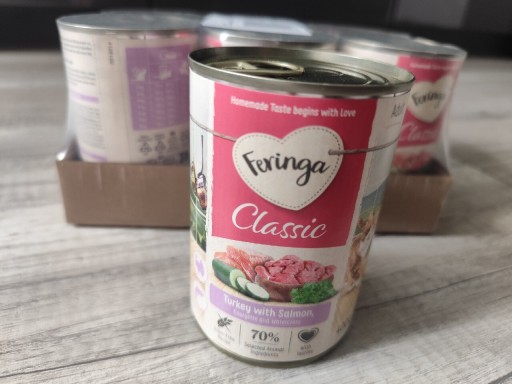 Zdjęcie oferty: Mokra karma dla kota Feringa Classic Meat indyk łosoś 6x400g