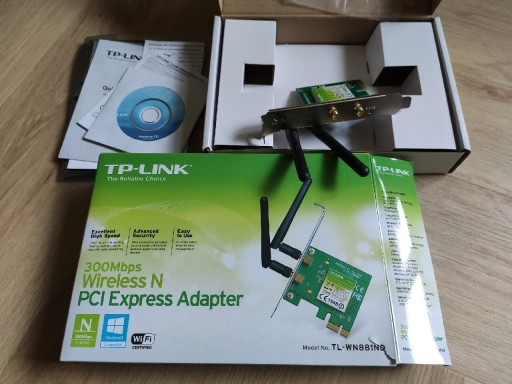 Zdjęcie oferty: Karta sieciowa wifi TP-LINK TL-WN881ND PCI-E