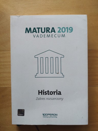 Zdjęcie oferty: Matura 2019 Vademecum historia zakres rozszerzony