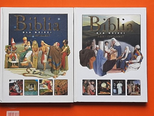 Zdjęcie oferty: BIBLIA DLA DZIECI TOM 1 I 2 twarda