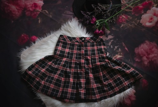 Zdjęcie oferty: Plisowana spódniczka w kratę H&M tartan vintage