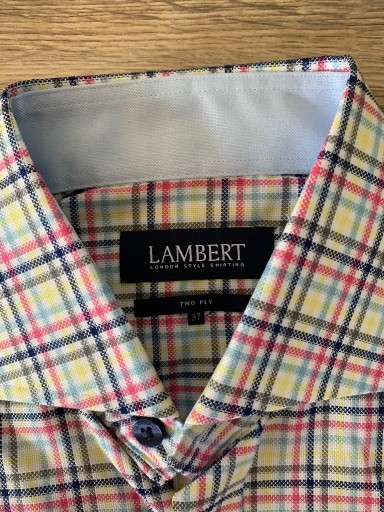 Zdjęcie oferty: koszula męska w kratkę Lambert rozm 37/164-170