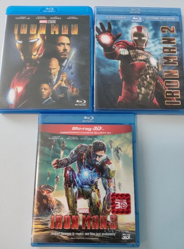 Zdjęcie oferty: IRON MAN KOLEKCJA (BLU-RAY 3D+2D) POLSKIE WYDANIE