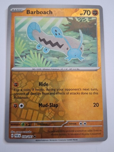 Zdjęcie oferty: Pokemon TCG Paldean Fates: Barboach rev 050/091