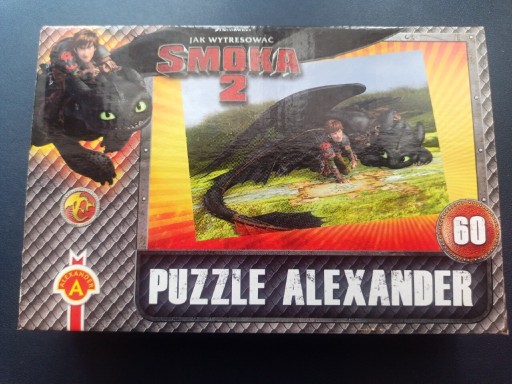 Zdjęcie oferty: Puzzle jak wytresować smoka 2 60 elementów 