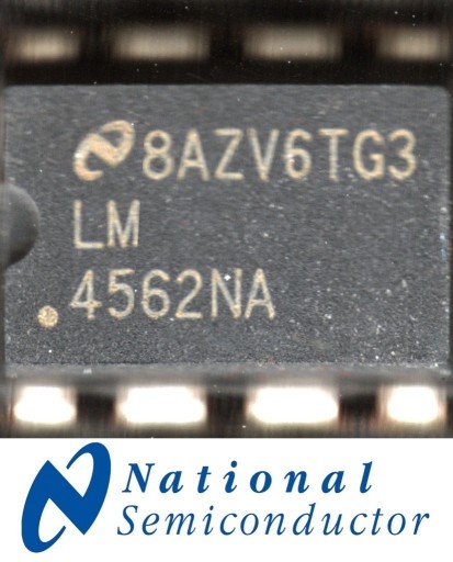 Zdjęcie oferty: LM4562NA, 55MHz, 20V/us, THD+N - 0.00003, AUDIO