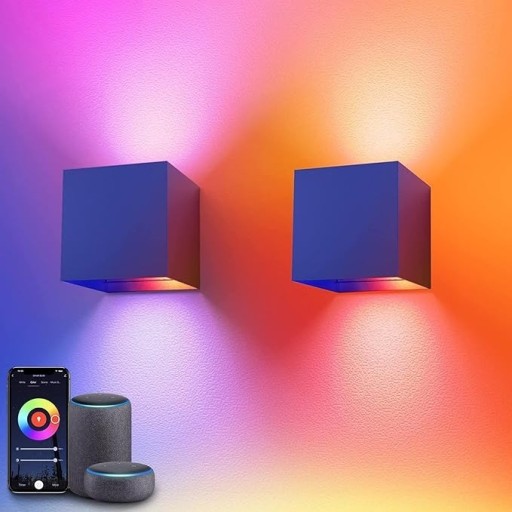 Zdjęcie oferty: SNADER Smart WiFi LED – 2x Inteligentna lampa do wnętrz i na zewnątrz