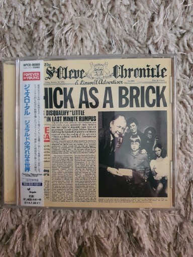 Zdjęcie oferty: Jethro Tull–Thick As A Brick CD JAPAN