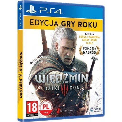 Zdjęcie oferty: WIEDŹMIN3 Dziki Gon/Edycja Gry Roku.PS4.Nowa.Folia