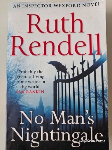 Zdjęcie oferty: R. Rendell "No Man's Nightingale"