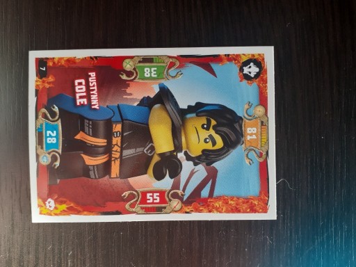 Zdjęcie oferty: Karta lego ninjago (Pustynny Cole) seria 5