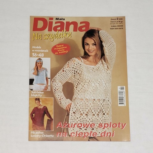 Zdjęcie oferty: Mała Diana 2/2006 Ażurowe sploty na cieple dni