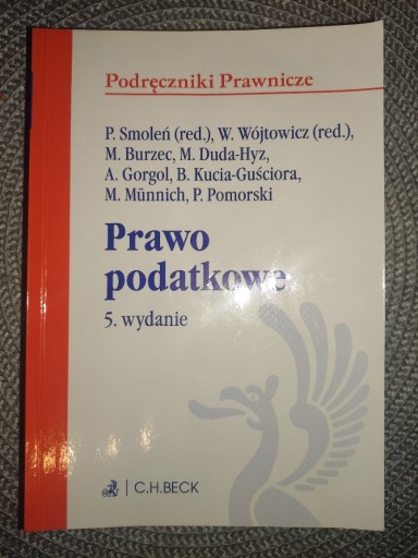 Zdjęcie oferty: Prawo podatkowe 