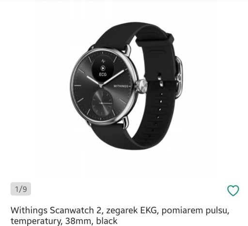 Zdjęcie oferty: Zegarek z pomiarem ekg