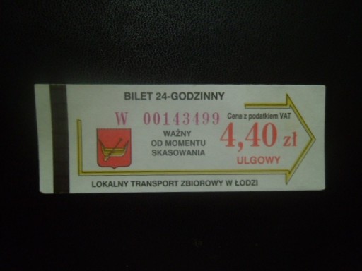 Zdjęcie oferty: bilet komunikacji miejskiej