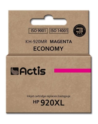 Zdjęcie oferty: Tusz Actis KH-920MR do HP czerwony (magenta)