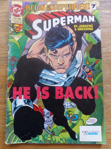 Zdjęcie oferty: Superman numer 7/96 Tm-Semic