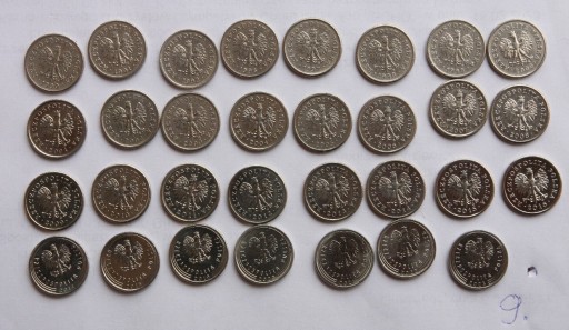 Zdjęcie oferty: 20gr groszy 1990-2023 zestaw monet obiegowych(9)