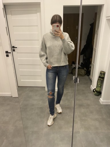 Zdjęcie oferty: Spodnie Skinny Zara 38 Dżinsy Jeansy Dziury Rurki