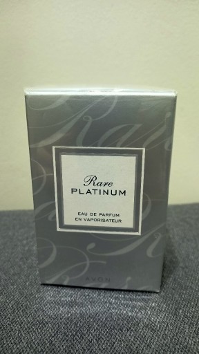 Zdjęcie oferty: Avon woda perf.Rare Platinum50ml nowa folia UNIKAT
