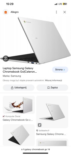 Zdjęcie oferty: Galaxy chromebook go 14”