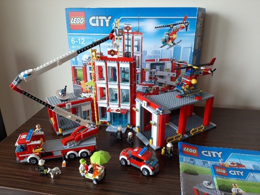 Zdjęcie oferty: Lego City 60110 - remiza strażacka - jak nowa!