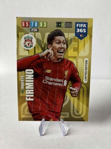Zdjęcie oferty: Karta piłkarska Roberto Firmino Limited Edition 2020 FIFA 365 panini