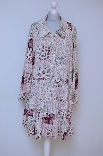 Zdjęcie oferty: Nowa pastelowa sukienka  H&M 50 5XL 100% wiskoza