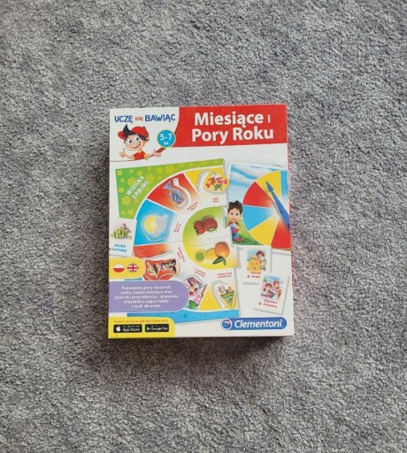 Zdjęcie oferty: Gra edukacyjna Miesiące i pory roku