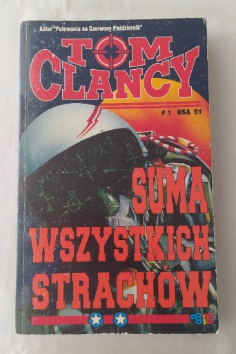 Zdjęcie oferty: SUMA WSZYSTKICH STRACHÓW – Tom Clancy – tom 2