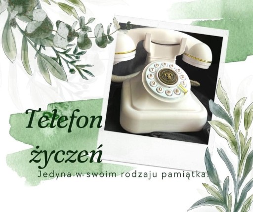 Zdjęcie oferty: Telefon Życzeń / Wspomnień / wesele / księga gości