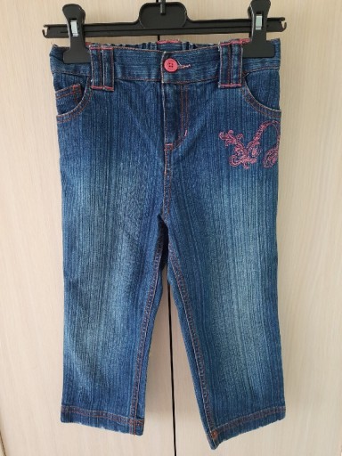 Zdjęcie oferty: Spodnie jeansowe dla dziewczynki rozm. 110